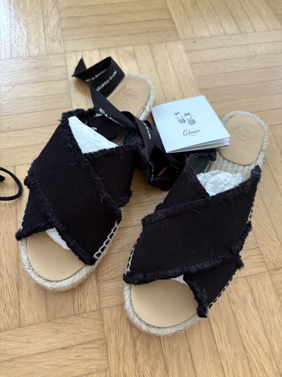 Damenschuhe: Castaner Slipper 38 neu schwarz – Neu und originalverpackt aus Zug von Zug-Queen