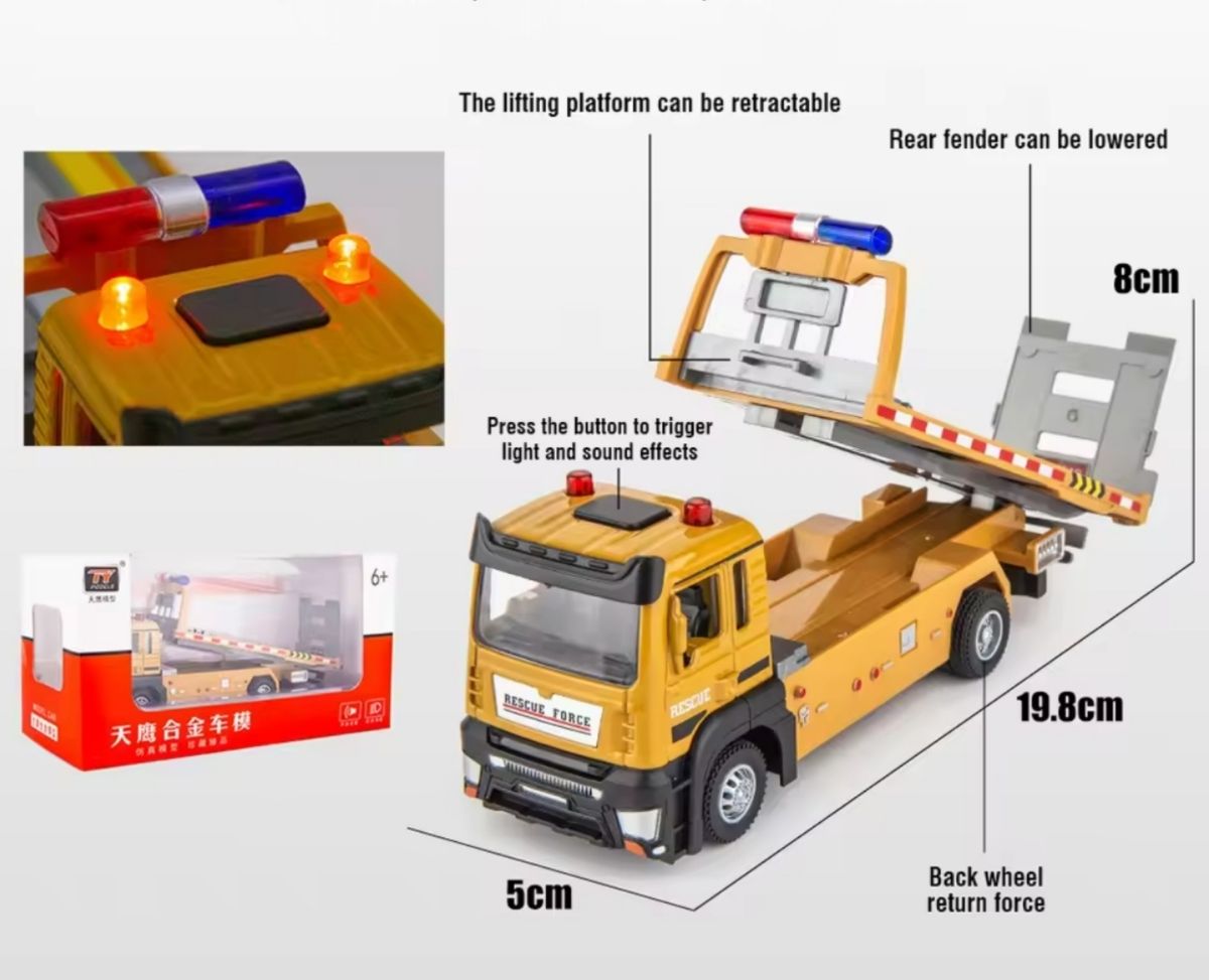 Modellini d'auto: LKW Modellauto Abschlepper Spielzeug LED Neu – Nuovo e nell'imballaggio originale da Weinfelden venduto da Bab16 4