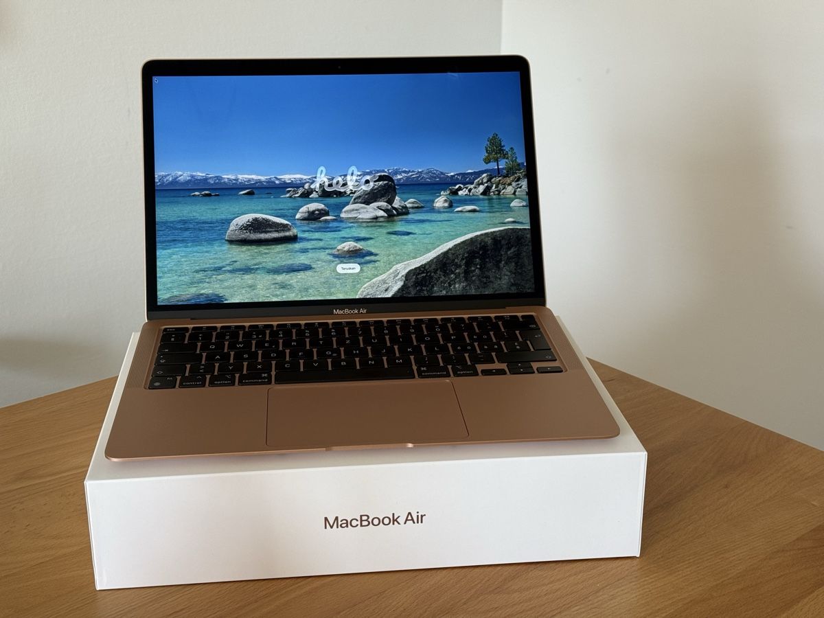 Apple Notebook: MacBook Air M1 mit Apple Care + bis Juni 2027 – Nuovo (secondo la descrizione) da Flawil venduto da rho199