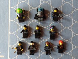 10 verschiedene Lego Figuren. Gemäss Bilder