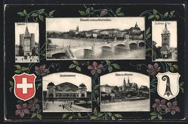 Basel, Bundesbahnhof, Mittlere Rheinbr