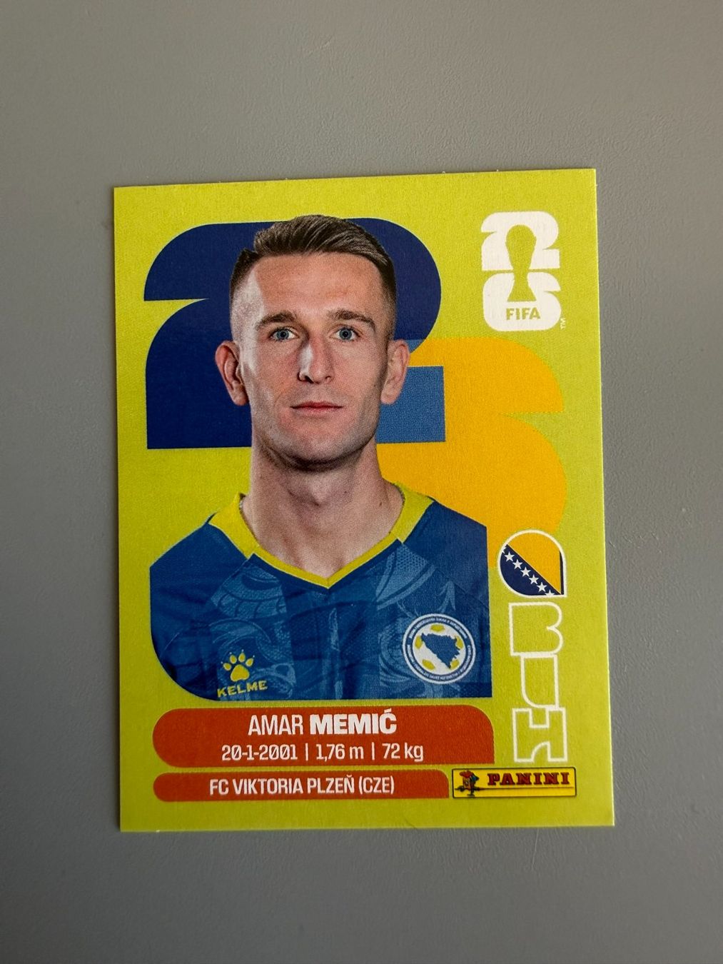 Panini Cartes à collectionner: Panini Amar Memic BIH16 – D'occasion à Liebefeld par Ronaldo-1996