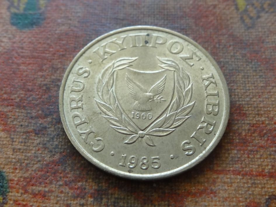 Alle Münzen: CHYPRE  5  Cents  1985 – Gebraucht aus Romanel-sur-Lausanne von Swift13 1