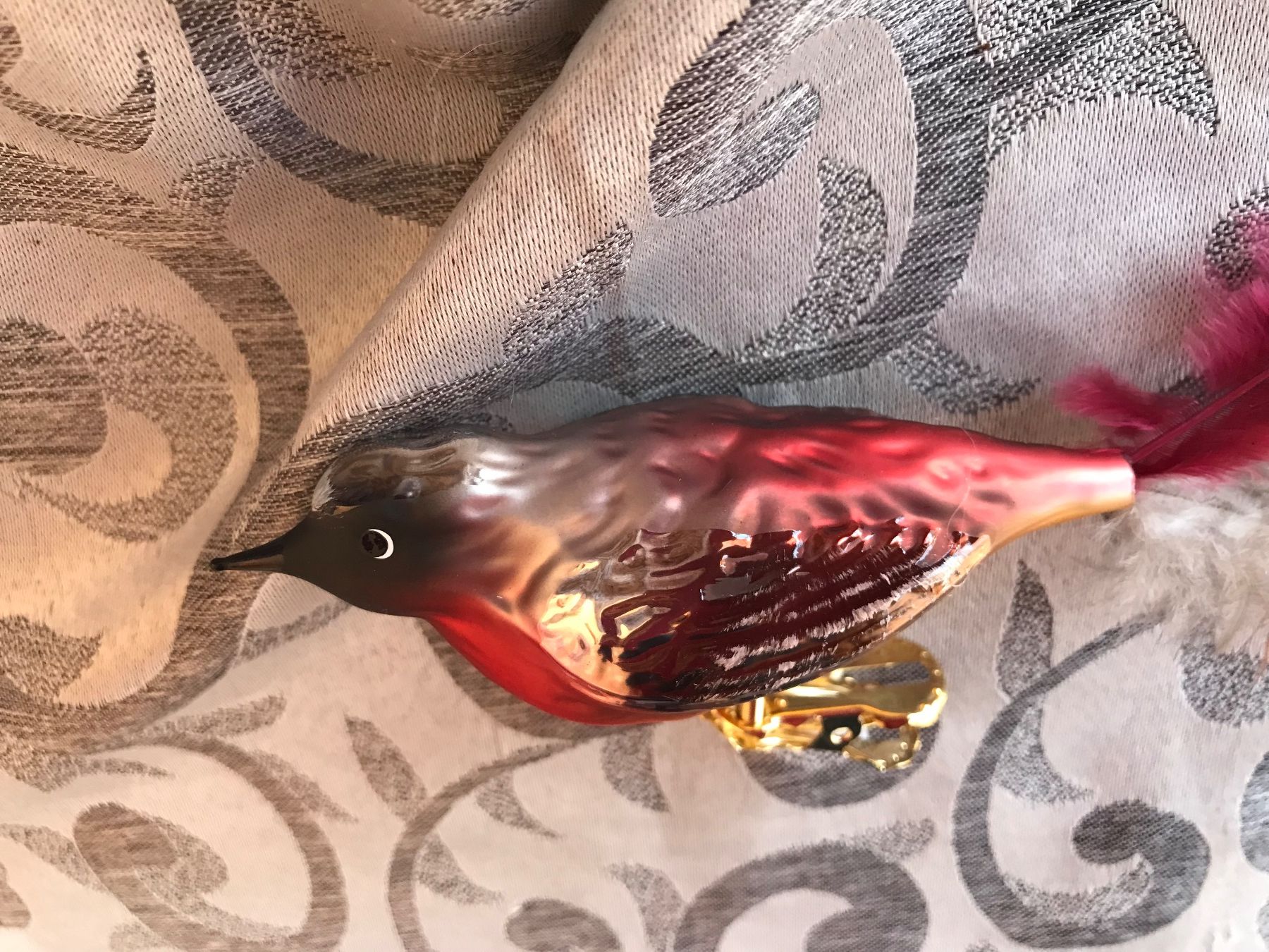 Tutte le decorazioni: Gartenrotschwanz Vogel Christbaumschmuck – Nuovo e nell'imballaggio originale da Alpnach Dorf venduto da marvo 2