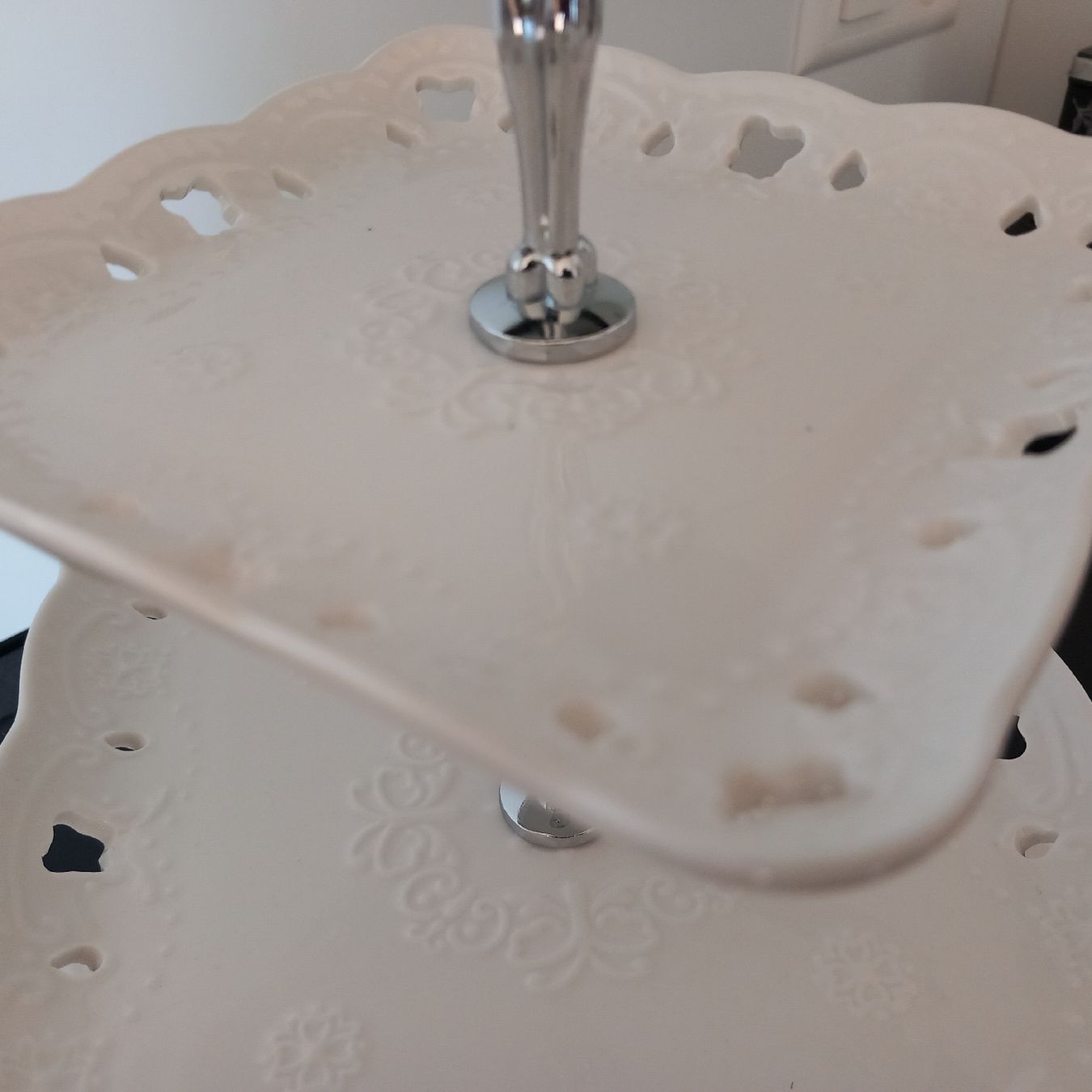 Piatti di portata: Mega: Etagere, 3-stufig, creme-weiss – Usato da Aegerten venduto da gismolini 6