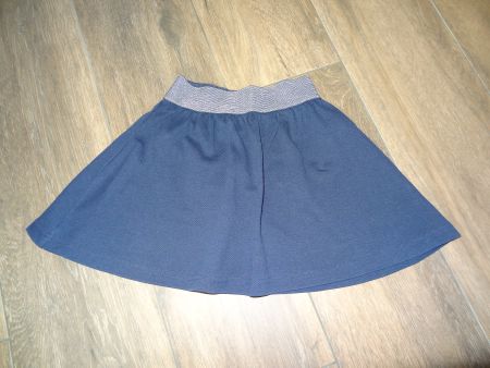 Jupe fille Cyrillus bleu marine taille 8 ans