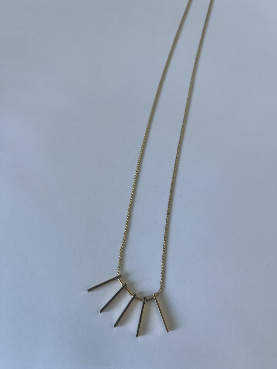 Ketten: Gold-Tone Geometric Pendant Necklace – Neu (gemäss Beschreibung) aus Zürich von cme_ft9l 2