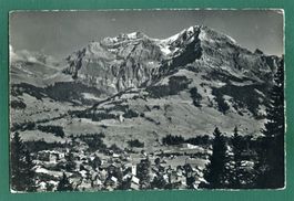 Adelboden mit Grosslohner, 1963, gelaufen