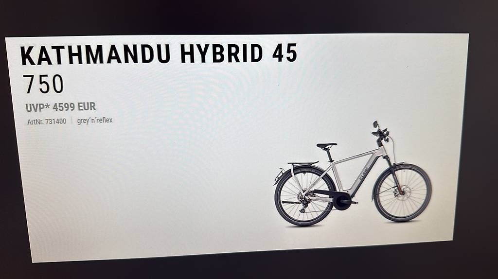Vélos: CUBE E-Bike 45km/h – Neuf avec emballage d'origine à Thun par alb_tn8n 4