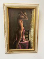 Ölgemälde auf Holz Aktbild impressionistischer Stil Rubin 74