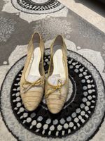 Elegante Ballerinas von Valrose, Grösse 39- Gold/Beige