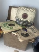 Über120 alte Schellackplatten + originale Aufbewahrungsboxen