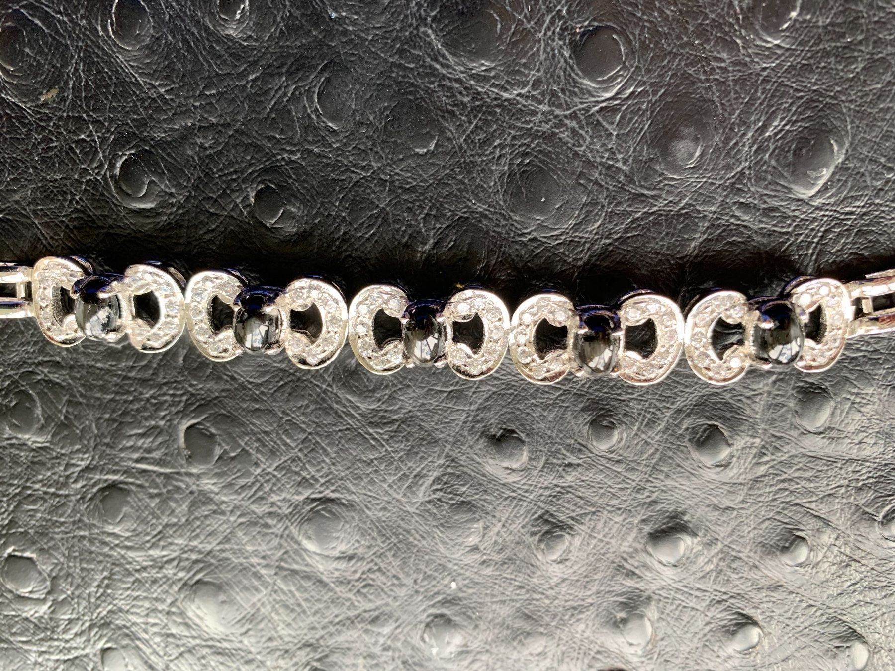 Bracciali & Braccialetti: Silberarmband mit Sterndiopsid – Nuovo (secondo la descrizione) da Birsfelden venduto da Exclusivity 3