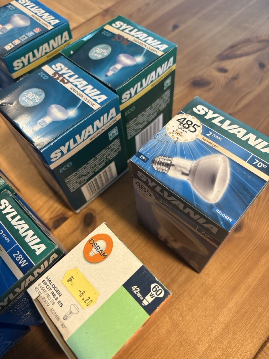 Lampen: Halogen Glühbirnen E27 16Stk – Neu und originalverpackt aus Wittenbach von kramerei.vanessa 1