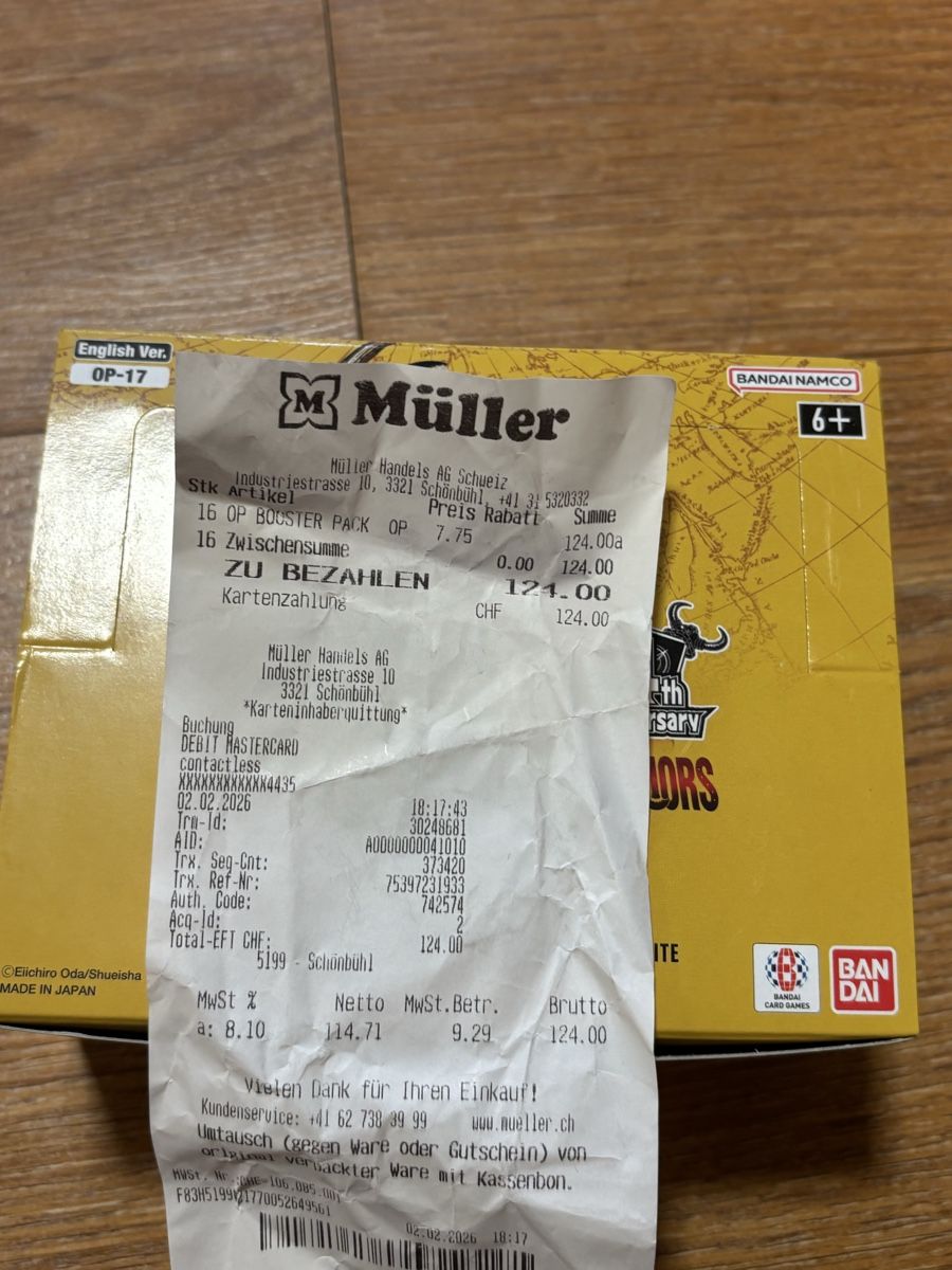 Bandai Carte collezionabili: One Piece OP17 Display – Nuovo (secondo la descrizione) da Liebefeld venduto da Lara.schmidt_08 4