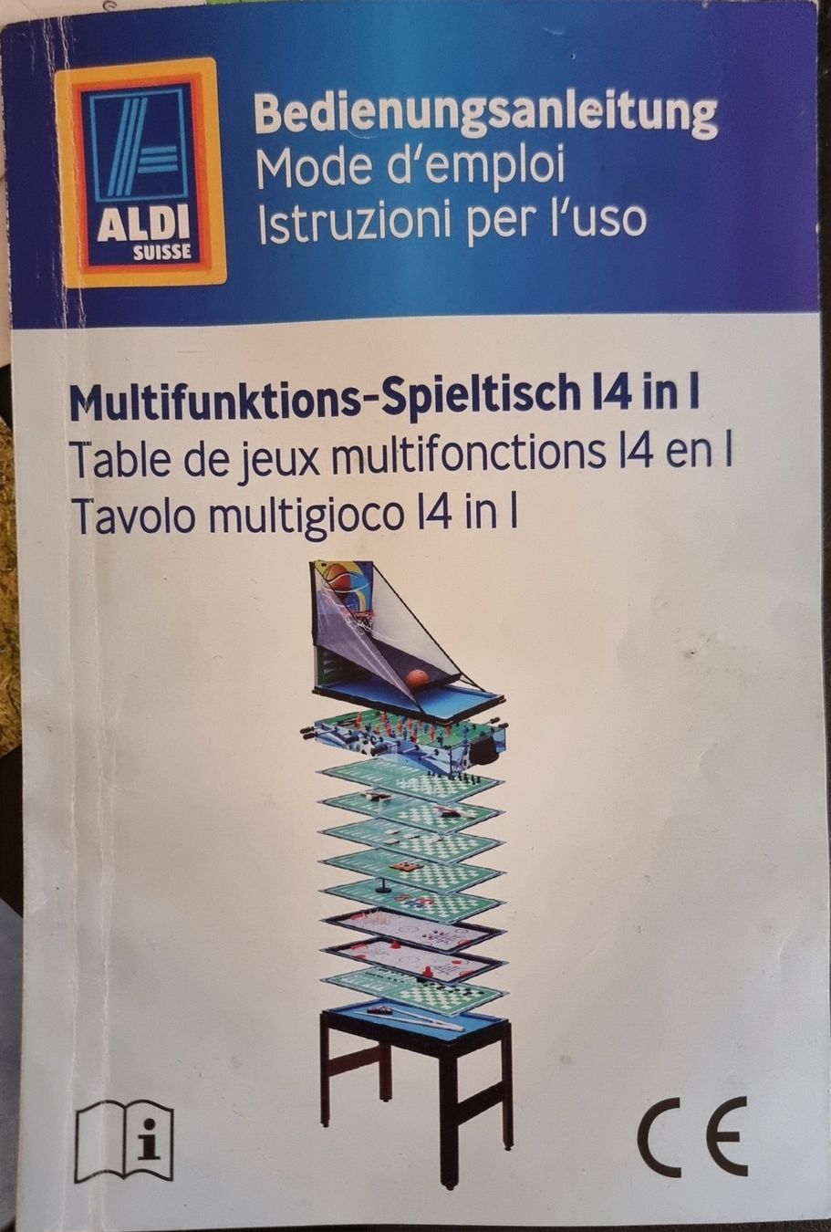Spiele: Multifuntions-Spieltisch 14 in 1 - gebraucht – Gebraucht aus Arth von Africa44 1
