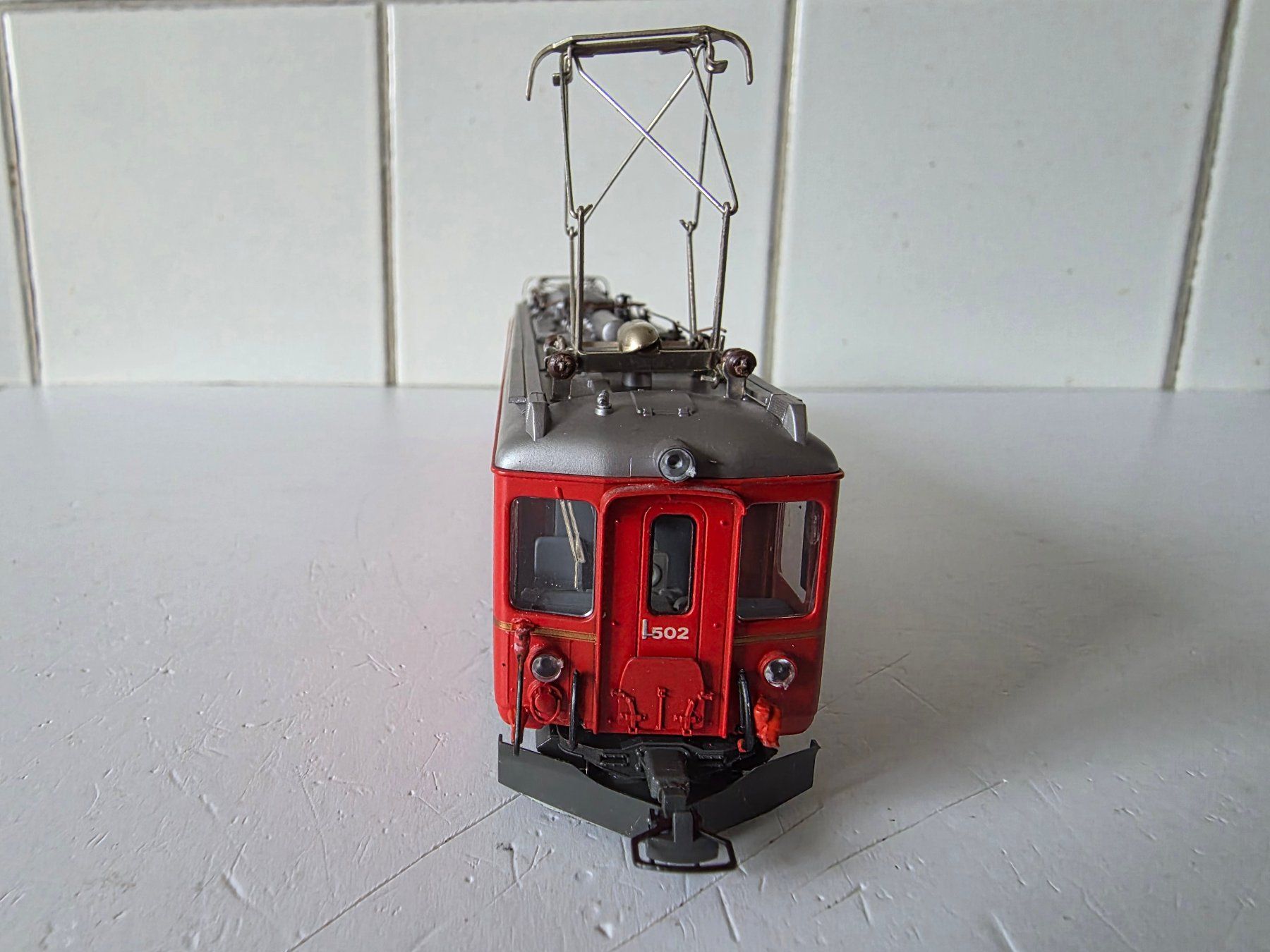 Bemo Modelleisenbahnen: BEMO RhB Triebwagen ABe 4/4, Nr. 502 – Gebraucht aus Seuzach von Loeckeli01 4