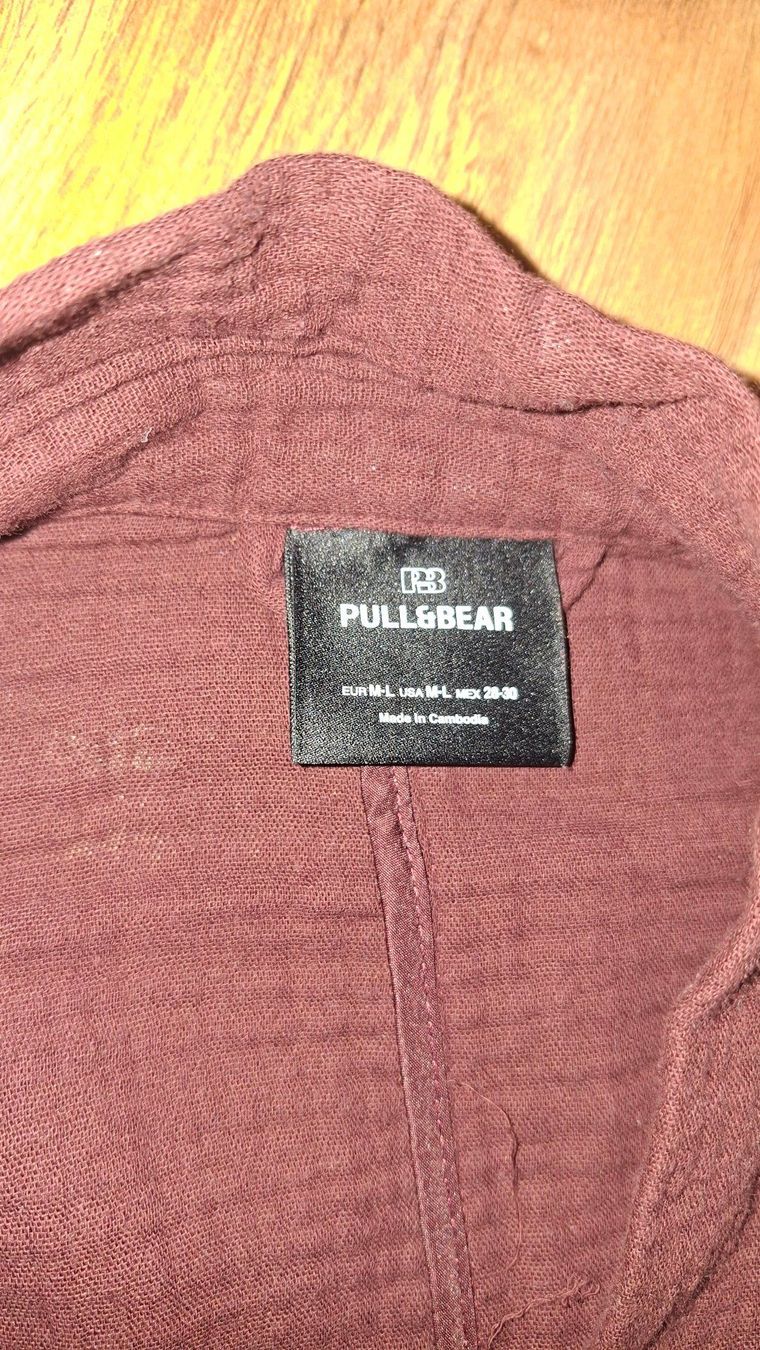 Pull&Bear Giacche: Kimono Pull&Bear bordeaux taille M-L – Nuovo (secondo la descrizione) da La Rippe venduto da veromaud 1