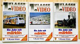 3 Video Kassetten Märklin Eisenbahn