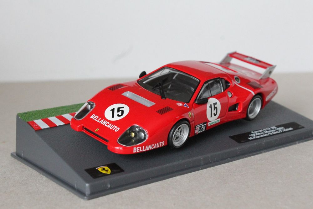 Voiture Miniature de Collection BRUMM 1-43 - FERRARI 512 BB LM - Le