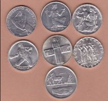 Lot de toutes les pièces commémoratives de 5 francs argent
