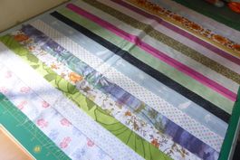Restenstück Quilt Lasagne - Baumwolle 70 x 80 cm