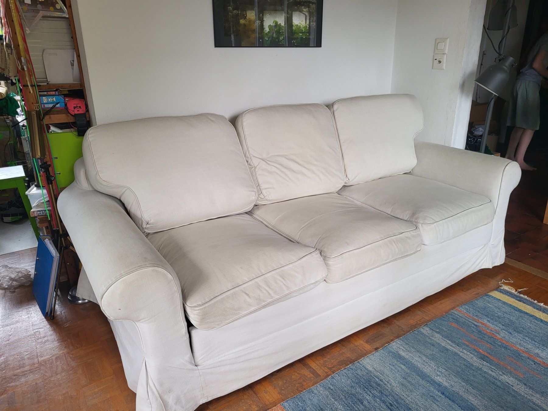 Ikea Divani: Sofa Ektorp Pixbo Bettsofa Ikea Schlafsofa – Usato da Muntelier venduto da Surfgirl1 2