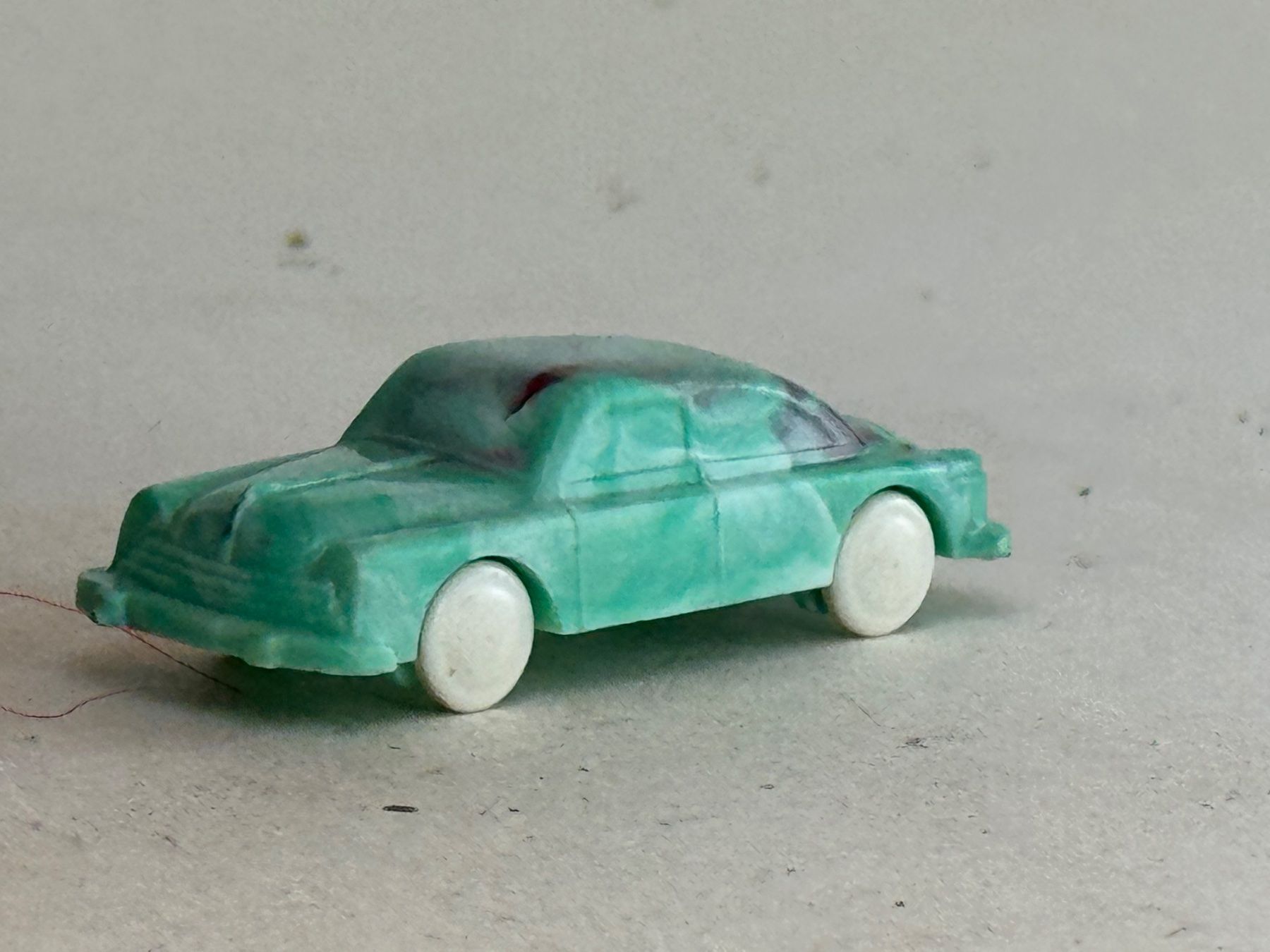 Modellautos: SG- Margarine Auto grün meliert – Gebraucht aus Elm von Wikmtz