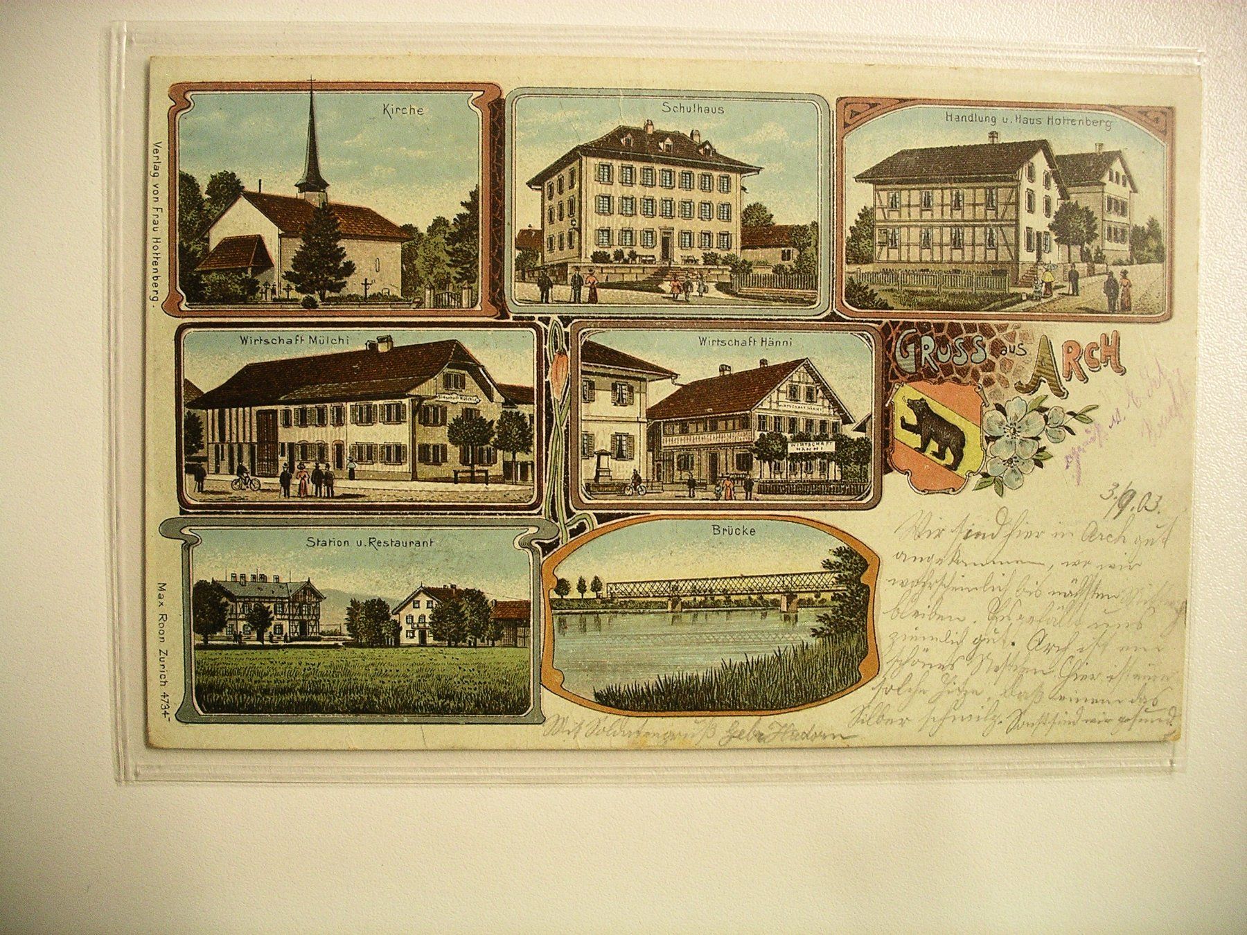 Cartes postales: farbigeLithoAK  ARCH – D'occasion à Oberhofen am Thunersee par luuping99