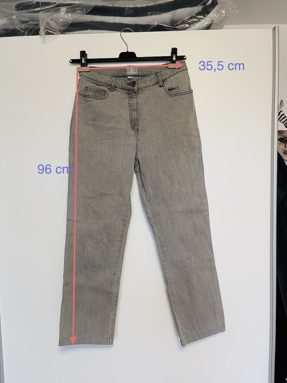 Jeans: hellgraue Jeans "Fair Lady" Gr. S – Usato da Winterthur venduto da 1956ingi 3