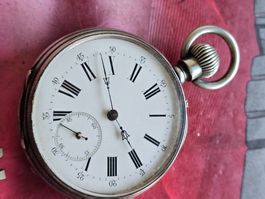1L233 SwissTaschenuhr HA Ancre Ligne Droite 15 Rubis Breguet
