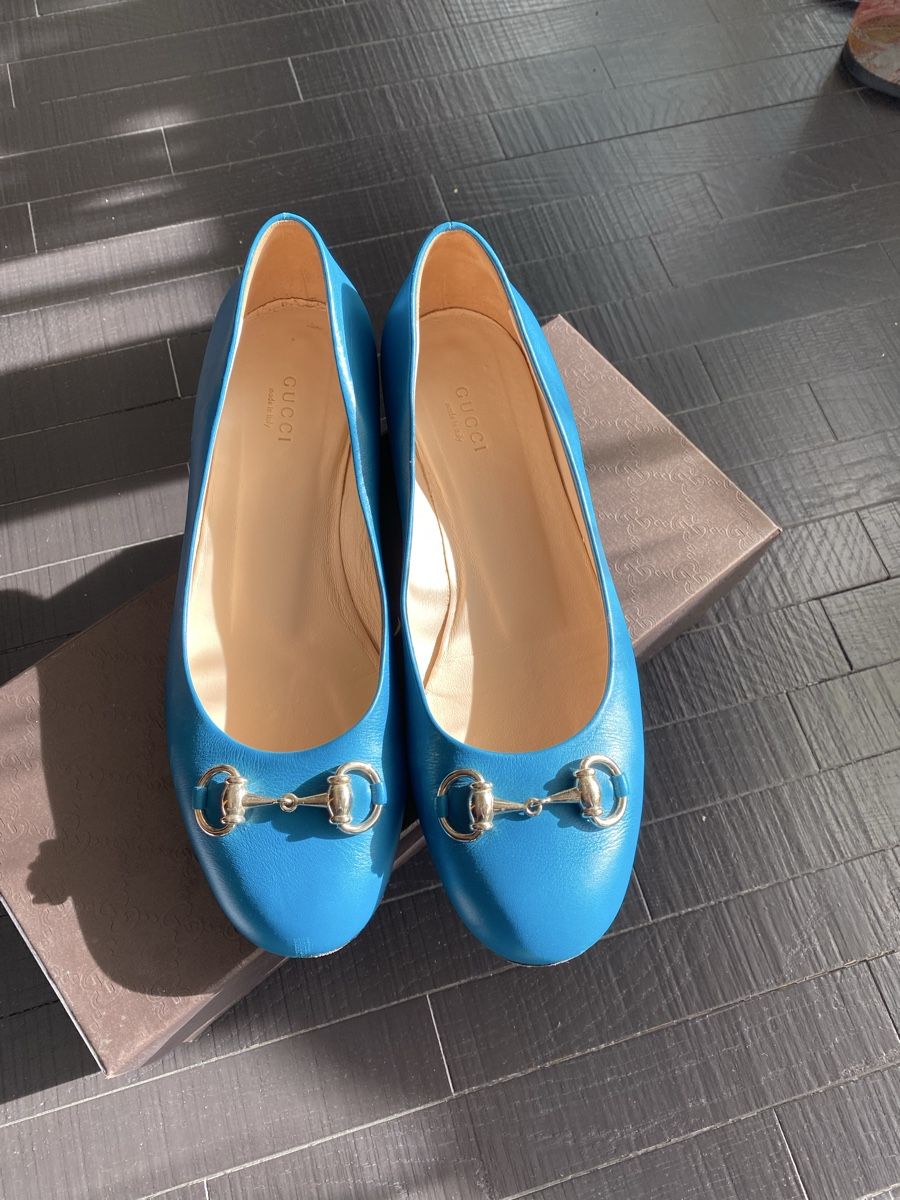 Gucci Scarpe da donna: Ballerines Gucci bleues T38 – Usato da Evilard venduto da sama06 1