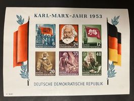 DDR 1953, Mi 8+9 AB, **, KP 400.--