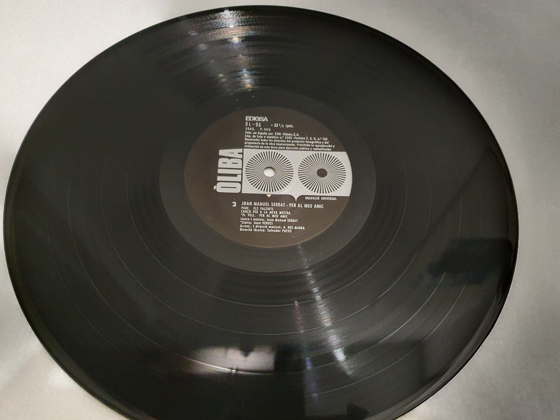 Schallplatten: Joan Manuel Serrat – Per Al Meu Amic – Gebraucht aus Uster von Vinyl-Leidenschaft 5