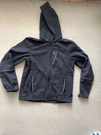 Meru Softshell Jacke, Gr. 164, Schwarz