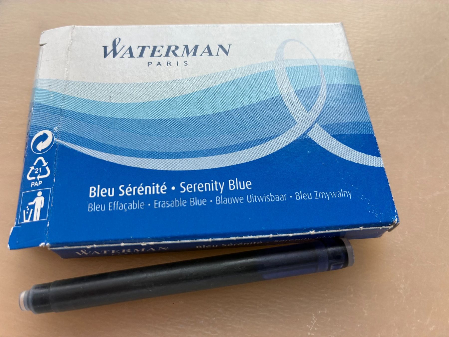 Waterman Sonstiges Schreiben & Zeichnen: Waterman Füllfederhalter Blau – Gebraucht aus Vitznau von agent62 7
