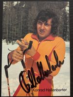 Autogrammkarte Konrad Hallenbarter Ski Alpin signiert Top!