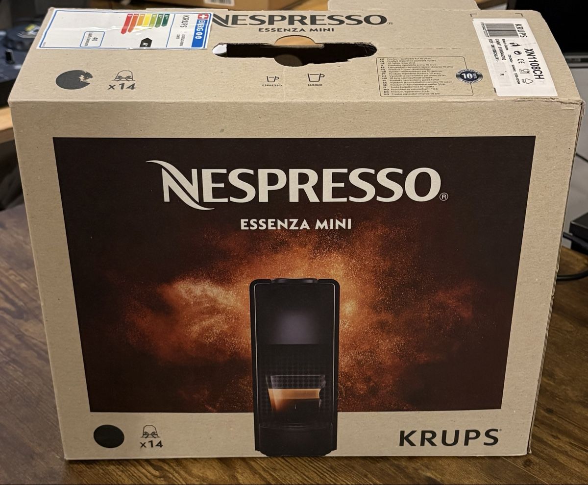 Nespresso Macchine per caffè & Macchine per espresso: Nespresso Krups Essenza Mini – Nuovo (secondo la descrizione) da Flüh venduto da sveaamelie 4