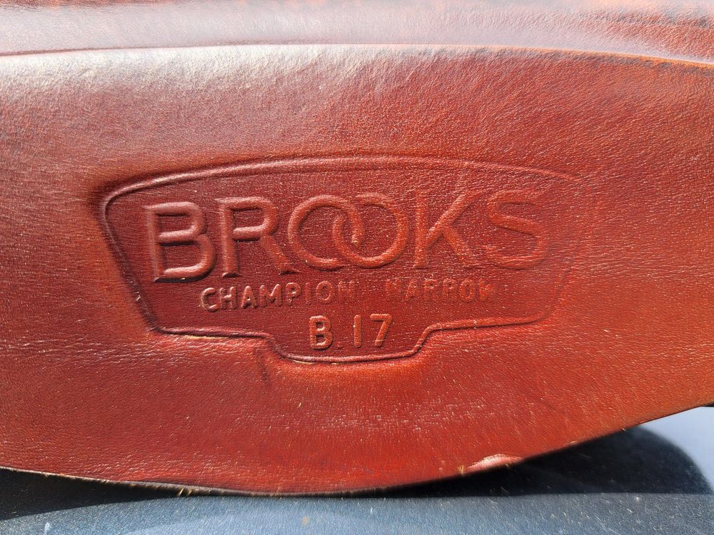 Brooks Pezzi di ricambio: Velo Fahrrad Sattel BROOKS Champion NARROW B17 – Usato da Hallau venduto da ZIEGLER-Motorhandel 1