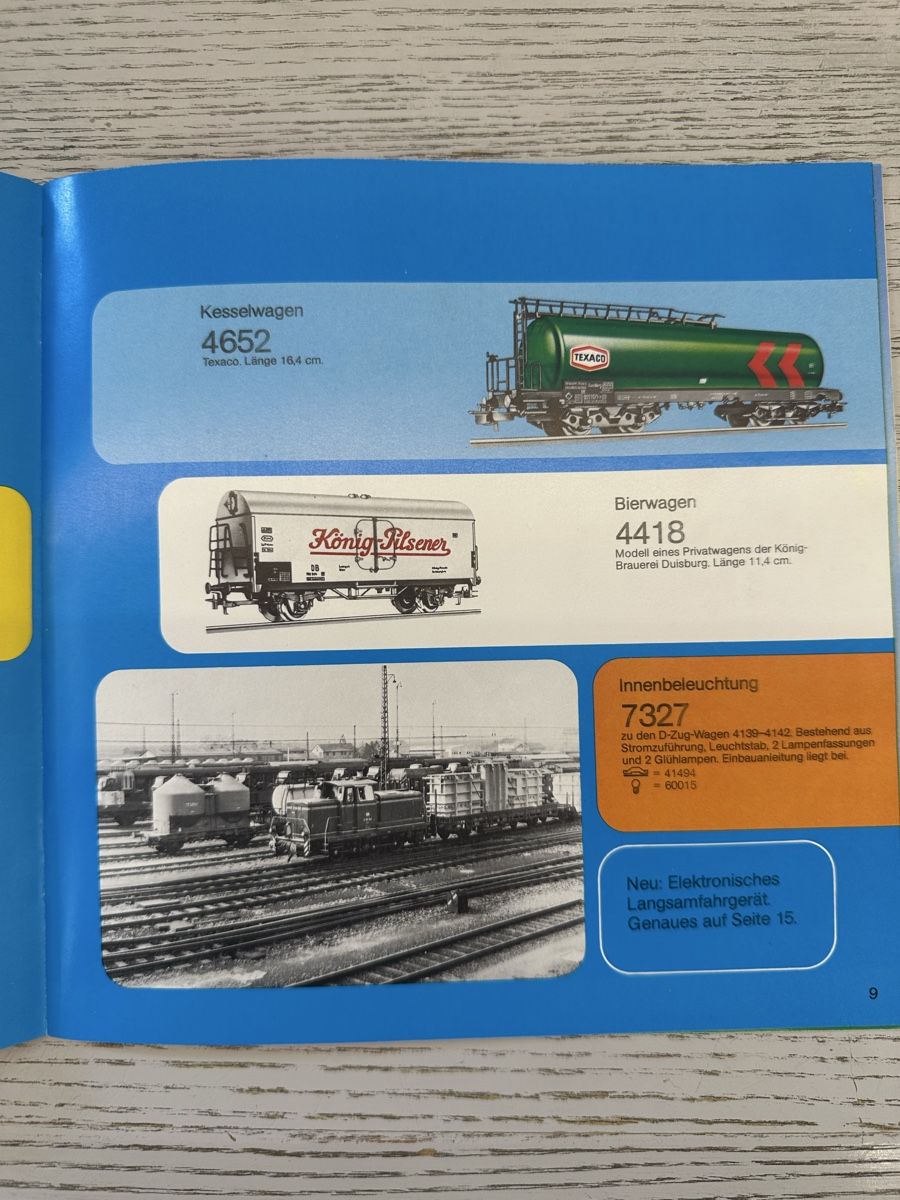 Märklin Modellini di ferrovie: Märklin Prospekt Neuheiten 1978 – Usato da Lupsingen venduto da New-Haven 2