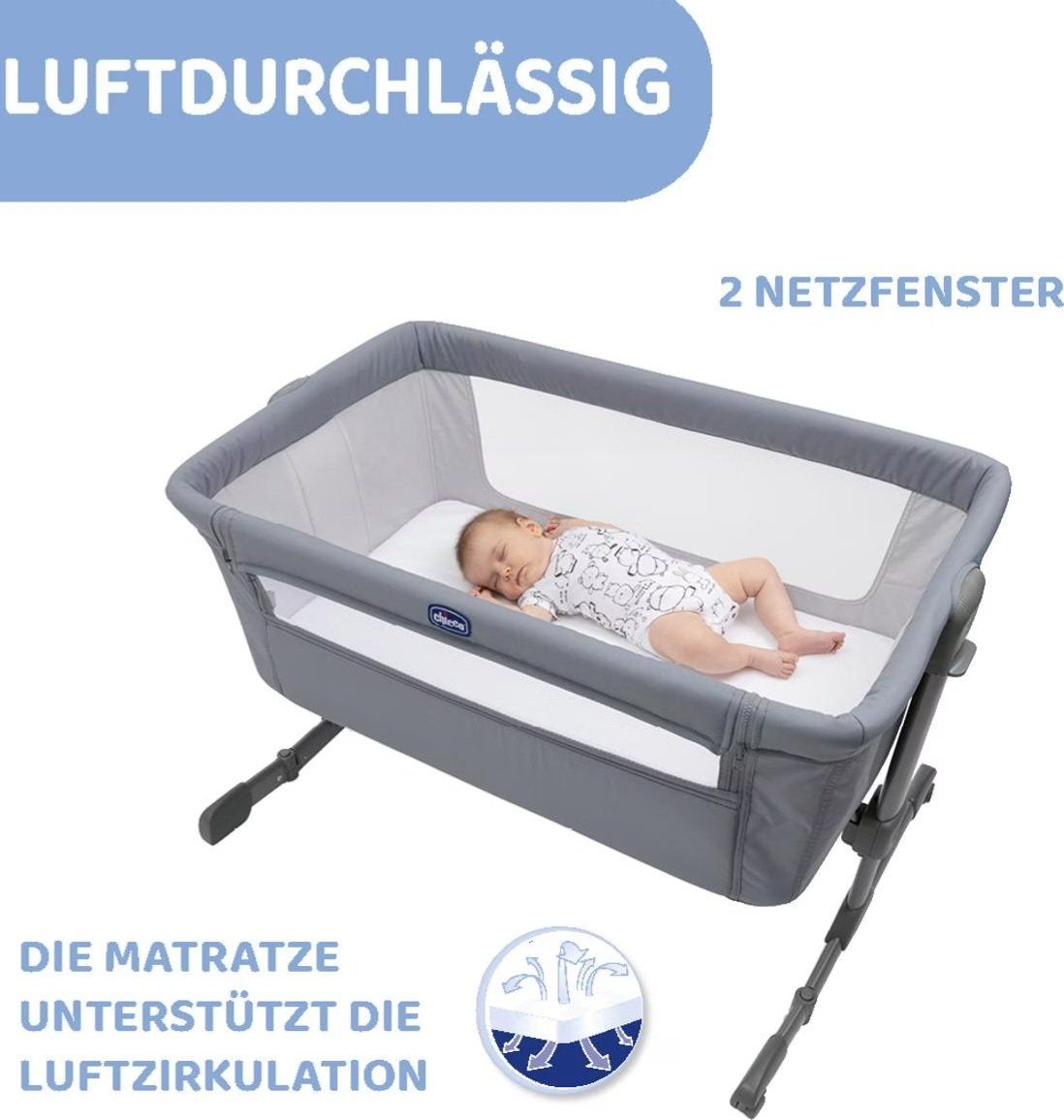 Chicco Culle: Chicco Next2Me Essential Beistellbett – Usato da Kriens venduto da Osacred 4