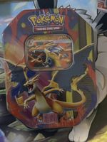 Pokemon Sammelkarten Metalldose Glurak neu Deutsch Sealed 