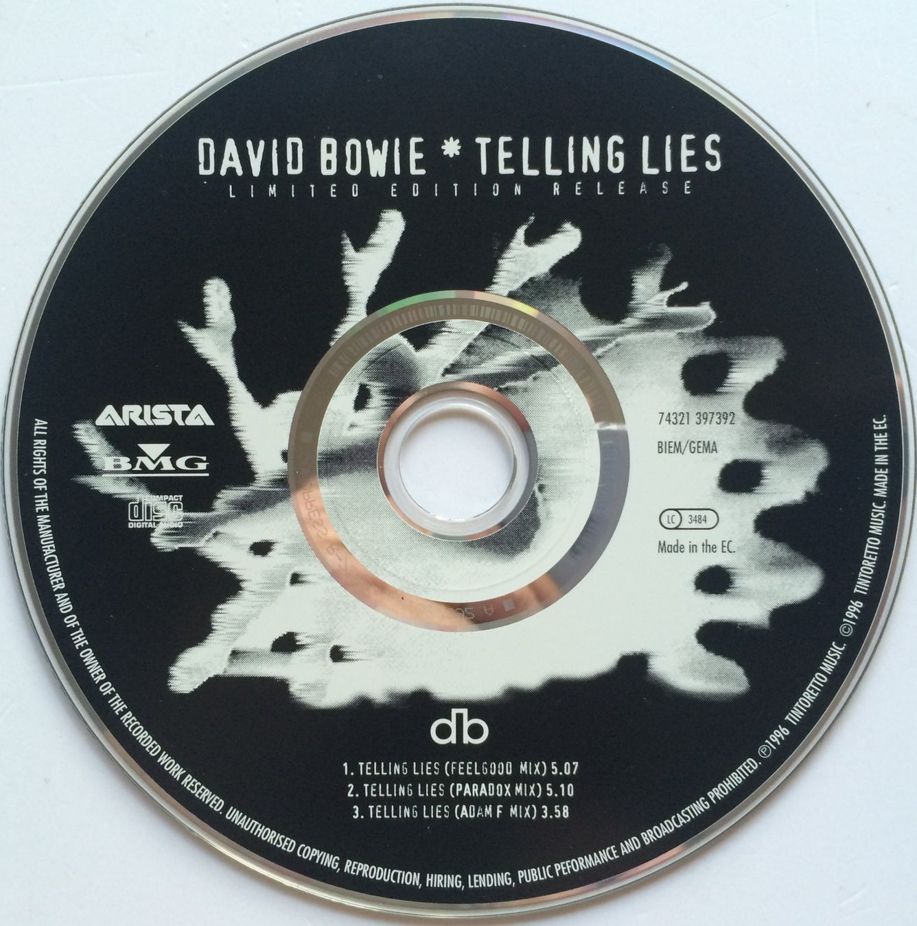 CDs: DAVID BOWIE - TELLING LIES – Gebraucht aus Bottens von hotter-than-hell 2