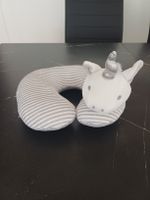 Reisekissen Einhorn für Kinder,Weiss/Grau,neuwertig