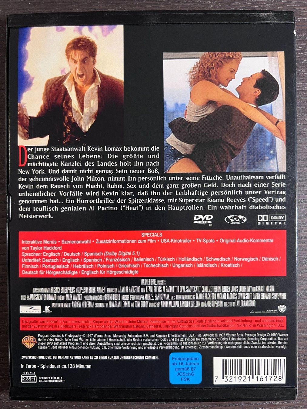 Tutti i DVDs: Im Auftrag des Teufels – Usato da Zürich venduto da FilmFreunde 1