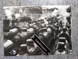 Bern Dampflok-Belastungsprobe neue Eisenbahnbrücke, 1941