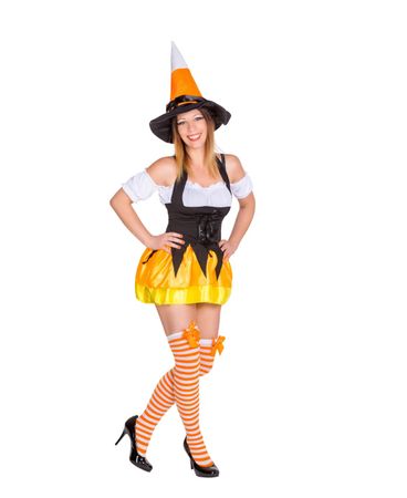 Frauenkostüm Halloween Lady Grösse M