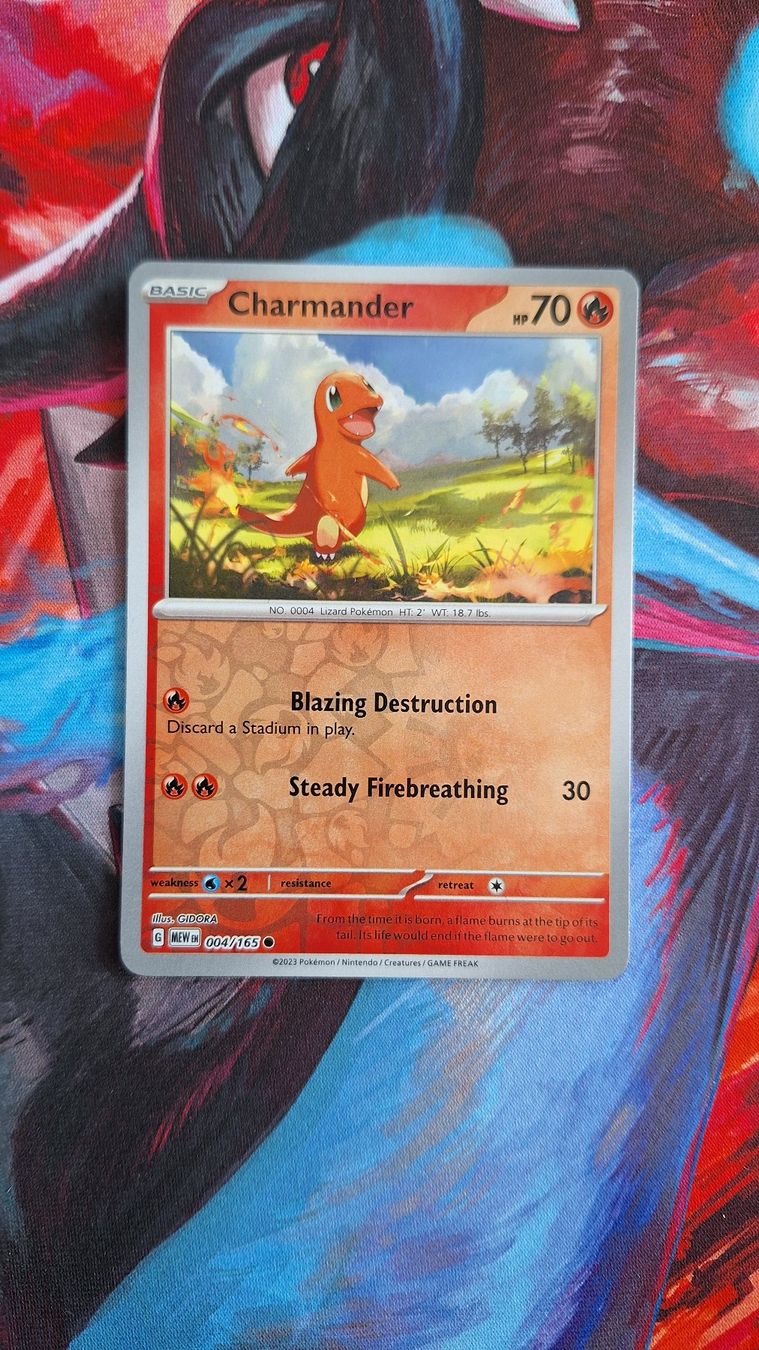 Pokémon Carte collezionabili: Charmander Glumanda - Reverse Holo - Pokemon Mew 151 – Usato da Altstätten SG venduto da GGsGameshop