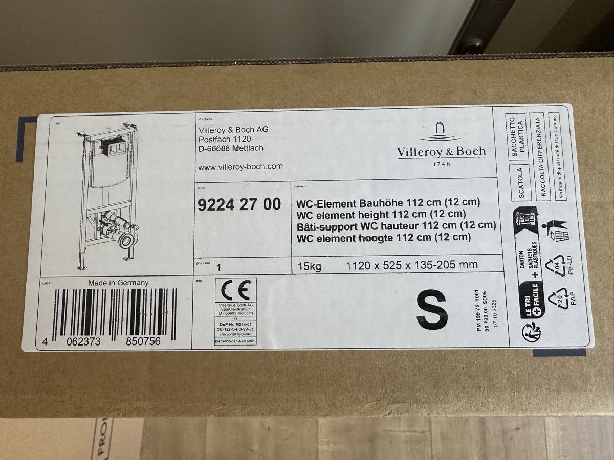 Villeroy & Boch WC: WC Element für Trockenbau – Nuovo e nell'imballaggio originale da Luzern venduto da FelixHelder 1