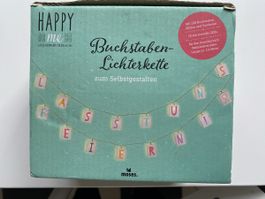Buchstaben Lichterkette - Neuwertig & komplett
